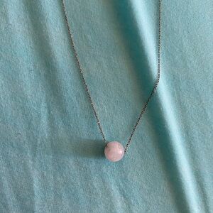 white burmese jade necklace